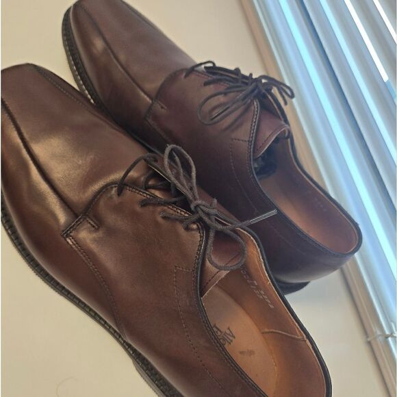 Allen Edmonds Brown Oxford Warren Shoe Never Worn Size 10.5 - Picture 5 of 9